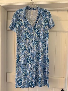 Lilly Pulitzer Short Sleeve Shirt Dress